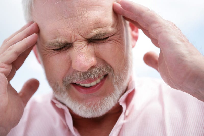 headache man senior